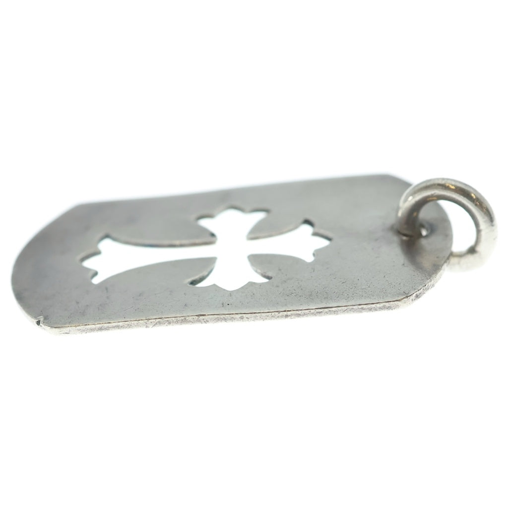 CHROME HEARTS(クロムハーツ) D TAG LRG CO CRS カットアウトクロス ラージドッグタグネックレストップ