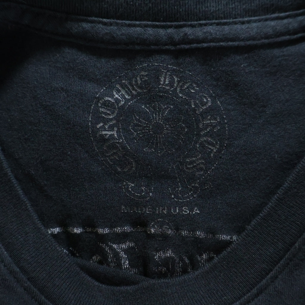 CHROME HEARTS(クロムハーツ) MLTCOL CEM CRS L/S マルチカラーセメタリークロスプリント長袖カットソー ブラック -