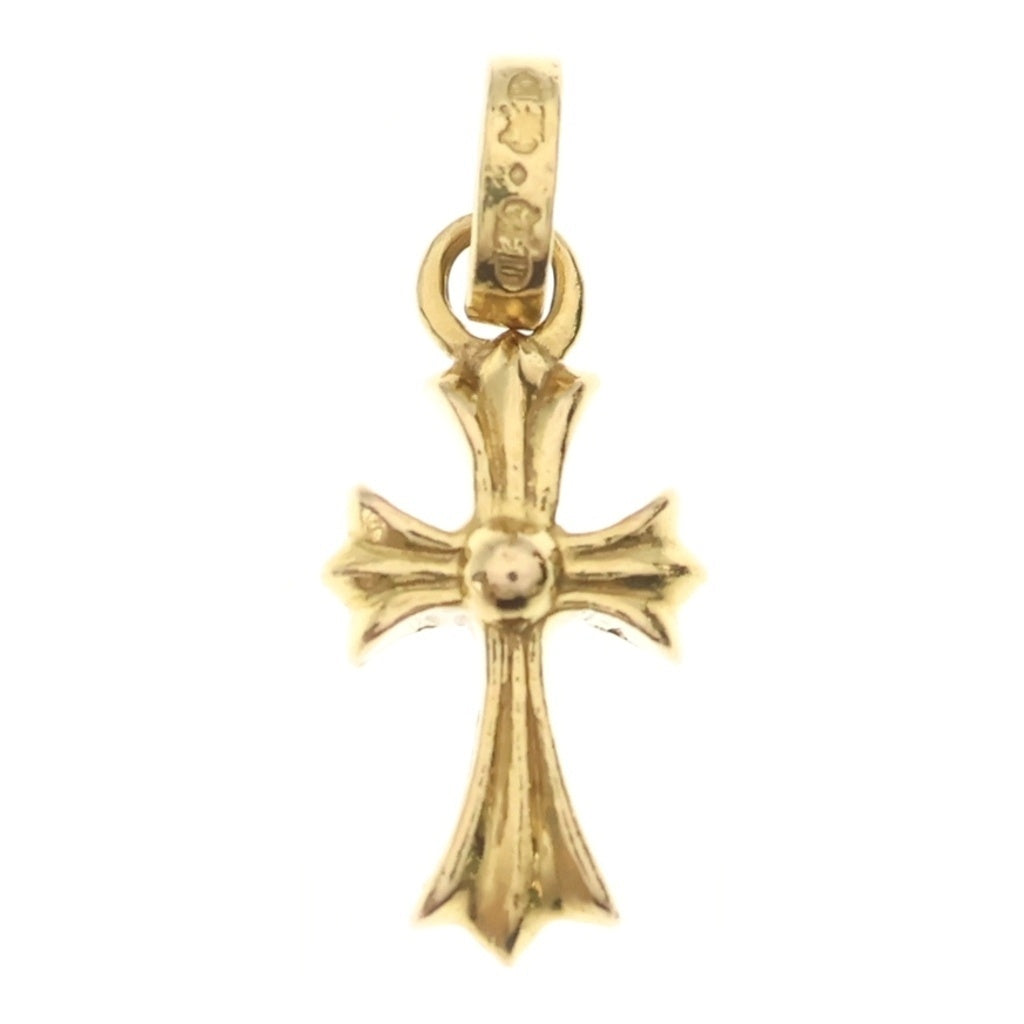 CHROME HEARTS(クロムハーツ) 22K CRS BBYFAT P DMND ベイビーファット PAVEダイヤ チャーム ゴールドネックレストップ -