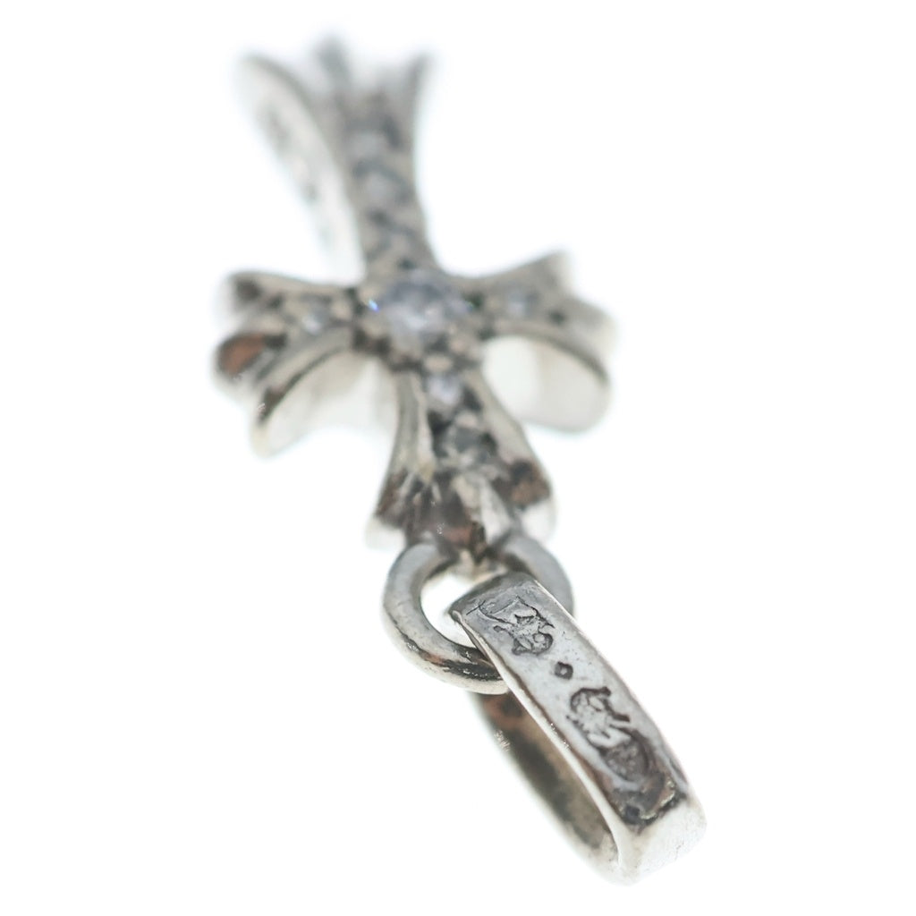 CHROME HEARTS(クロムハーツ) 18KWG CRS BBYFAT P DMND ベイビーファット PAVEダイヤ チャーム ホワイトゴールドネックレストップ -