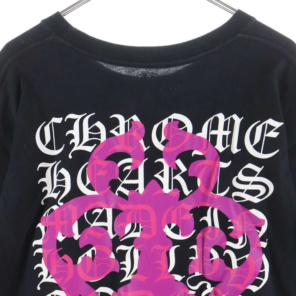 CHROME HEARTS(クロムハーツ) Vine Dagger ヴァインダガー アームフローラル 長袖Tシャツ ロンT ロングスリーブ ホワイト -