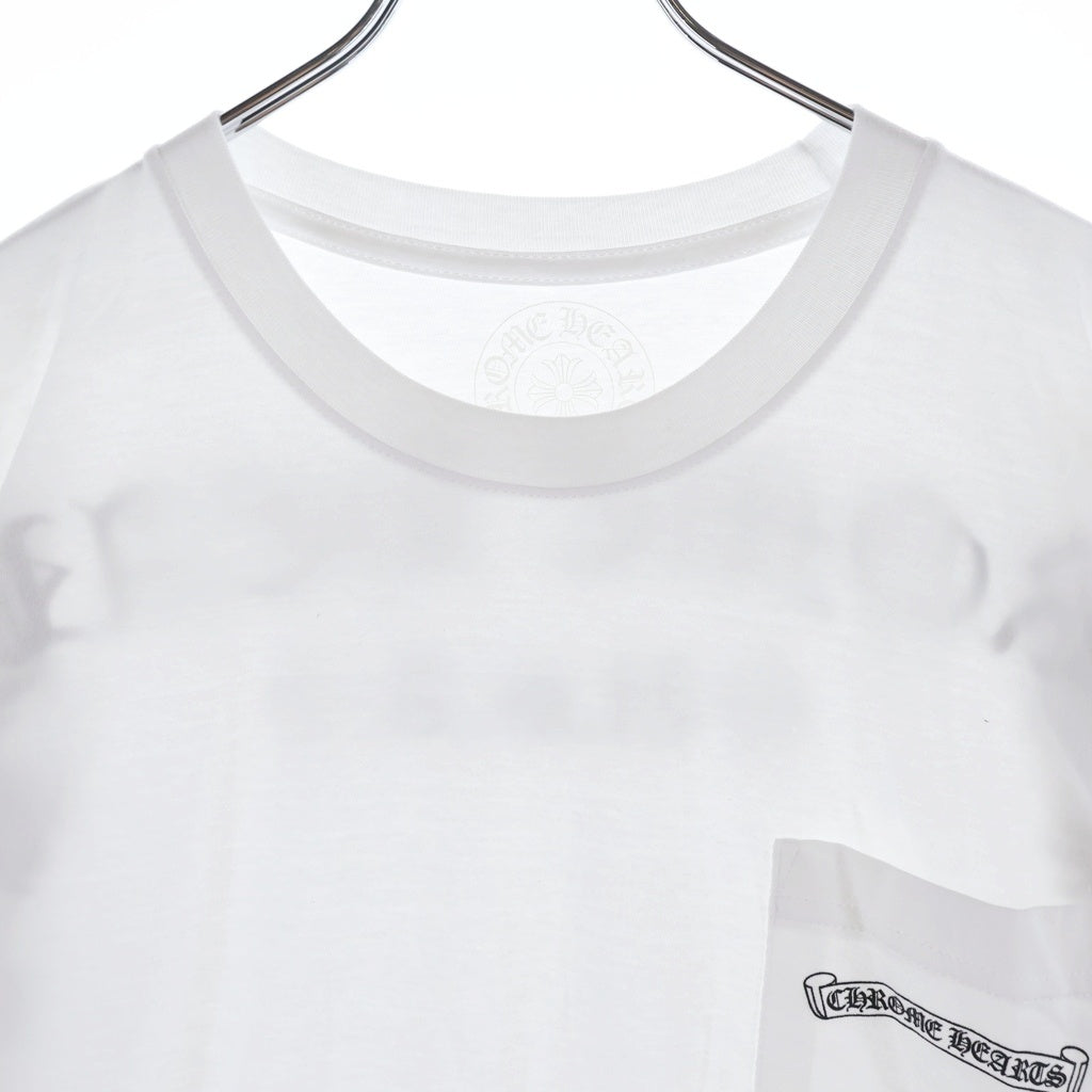 CHROME HEARTS(クロムハーツ) CH T-SHRT 1 アーチロゴバックプリントTシャツ ホワイト ‐