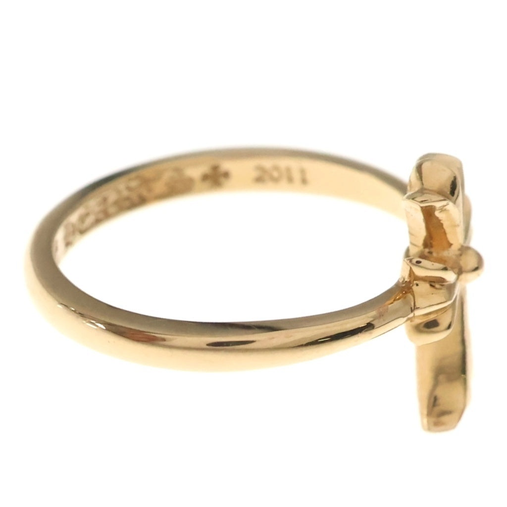 CHROME HEARTS(クロムハーツ) 22K BUBBLGM CH CRS 22KバブルガムCHクロス ゴールドリング ‐
