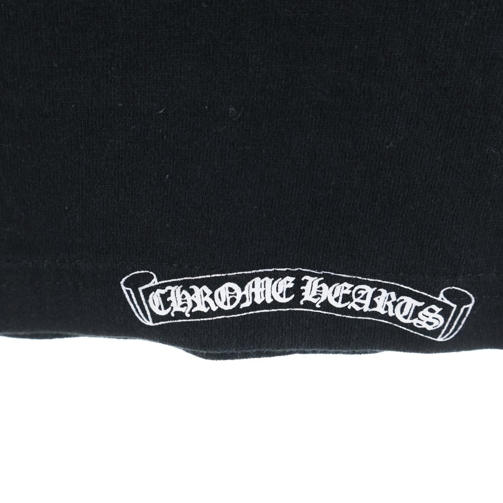 CHROME HEARTS(クロムハーツ) OLD Back Scroll Label L/S Tee オールド バックスクロールラベル アームプリント長袖Tシャツ ブラック/ホワイト