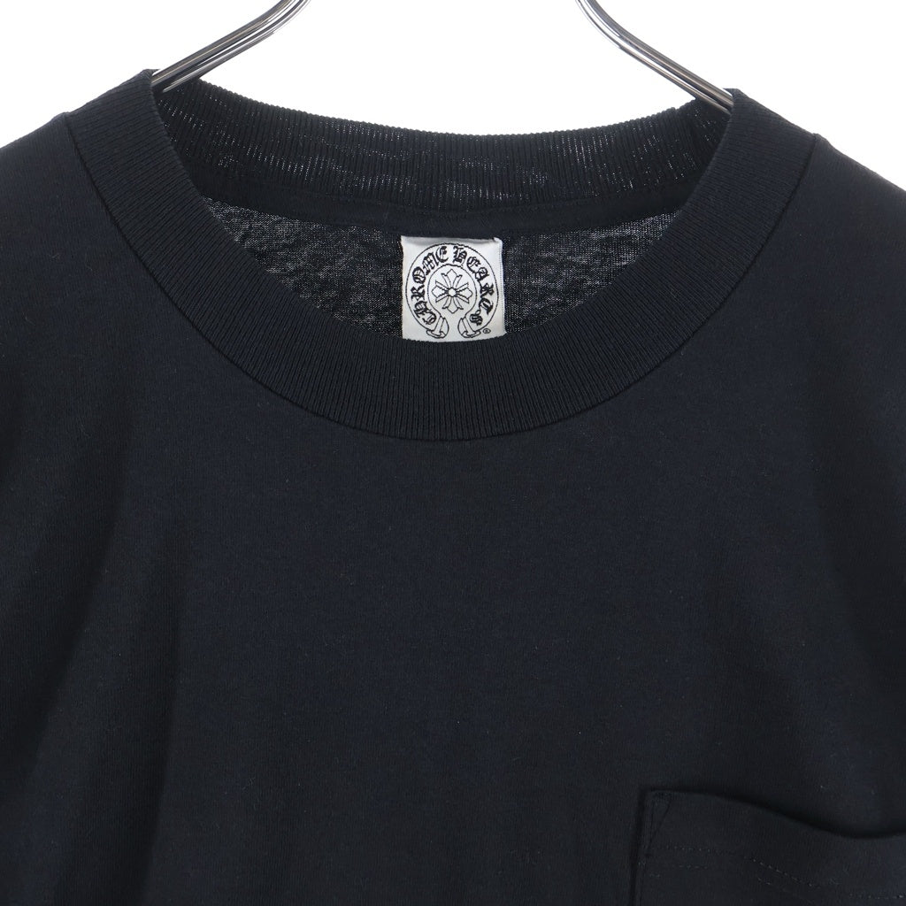 CHROME HEARTS(クロムハーツ) OLD バックCHプラス ホースシュープリント 長袖Tシャツカットソー ブラック