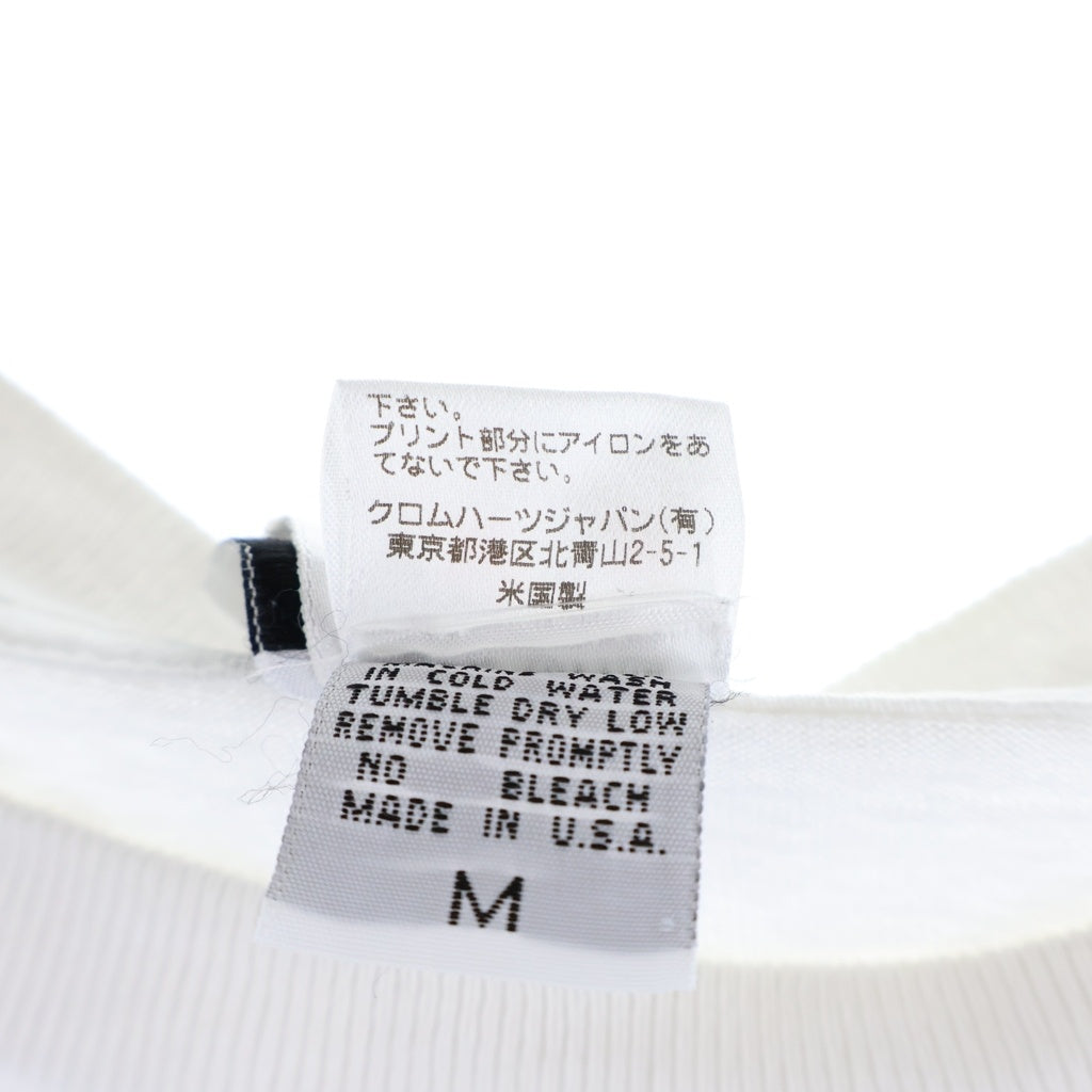 CHROME HEARTS(クロムハーツ) OLD ヴァインダガープリント 半袖Tシャツ ホワイト/ブラック