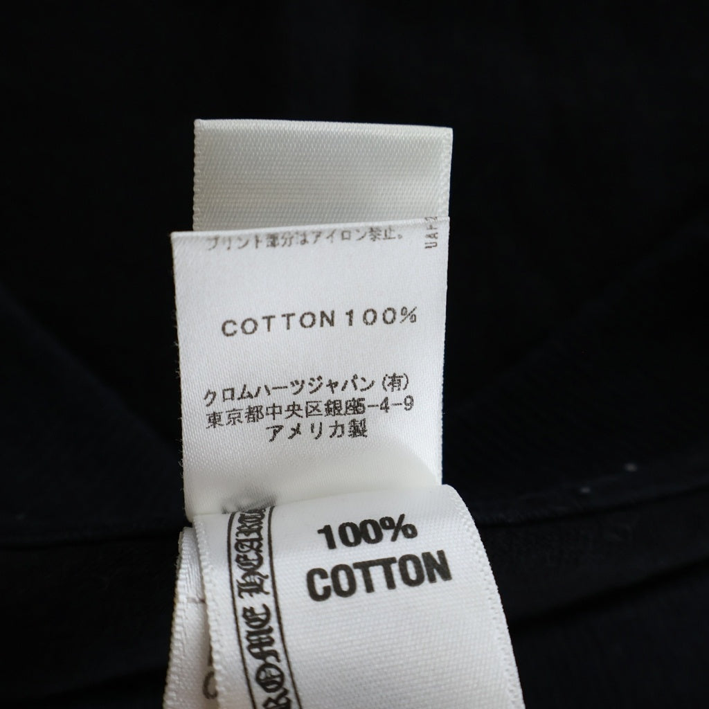 CHROME HEARTS(クロムハーツ) OLD ARCH LOGO USA S/S TEE アーチロゴプリント クルーネック半袖Tシャツ カットソー ブラック