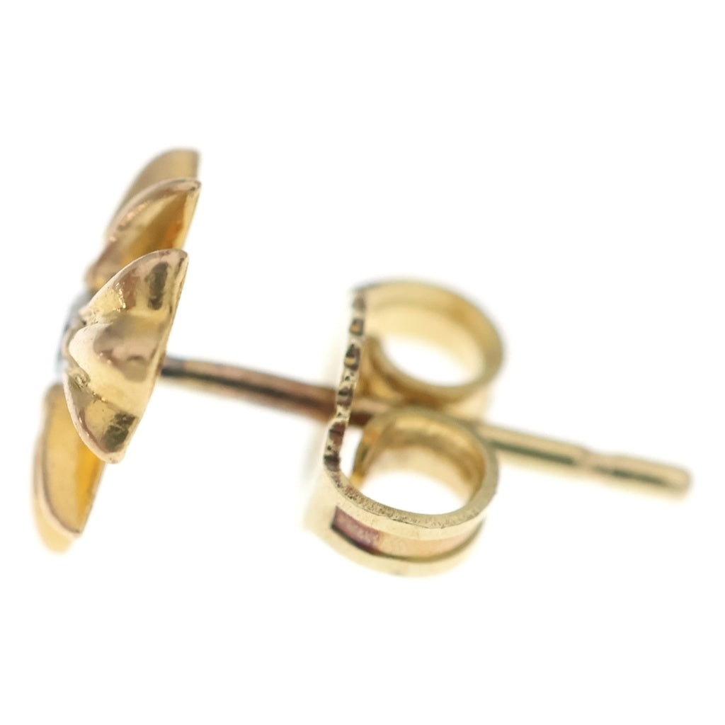 CHROME HEARTS(クロムハーツ) 22K No2 CH PLS DIA 22KCHプラススタッド 1ダイヤ ゴールドピアス