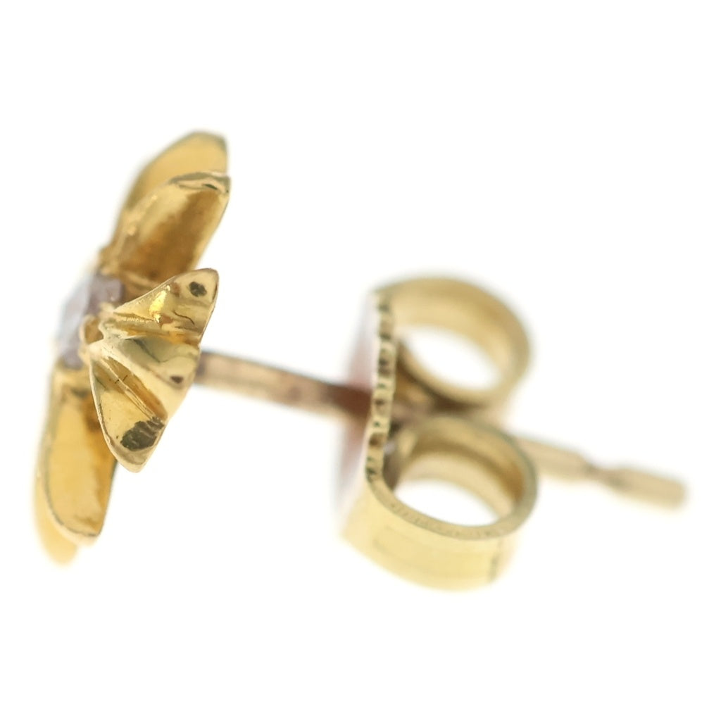 CHROME HEARTS(クロムハーツ) 22K No2 CH PLS DIA 22KCHプラススタッド 1ダイヤ ゴールドピアス