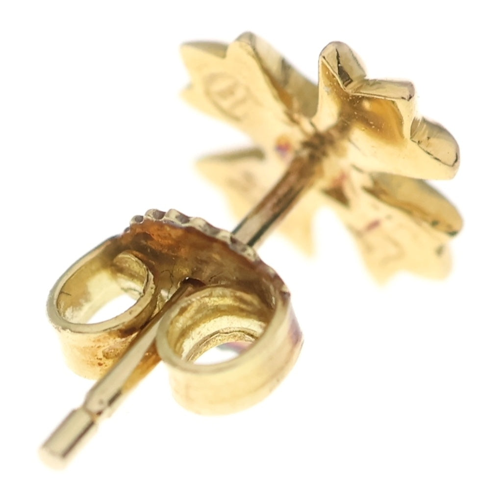 CHROME HEARTS(クロムハーツ) 22K No2 CH PLS DIA 22KCHプラススタッド 1ダイヤ ゴールドピアス