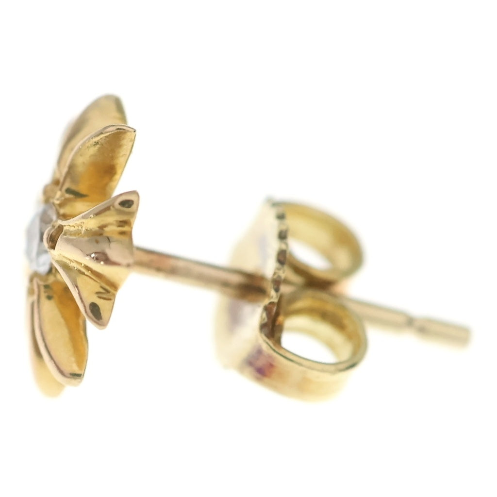 CHROME HEARTS(クロムハーツ) 22K No2 CH PLS DIA 22KCHプラススタッド 1ダイヤ ゴールドピアス