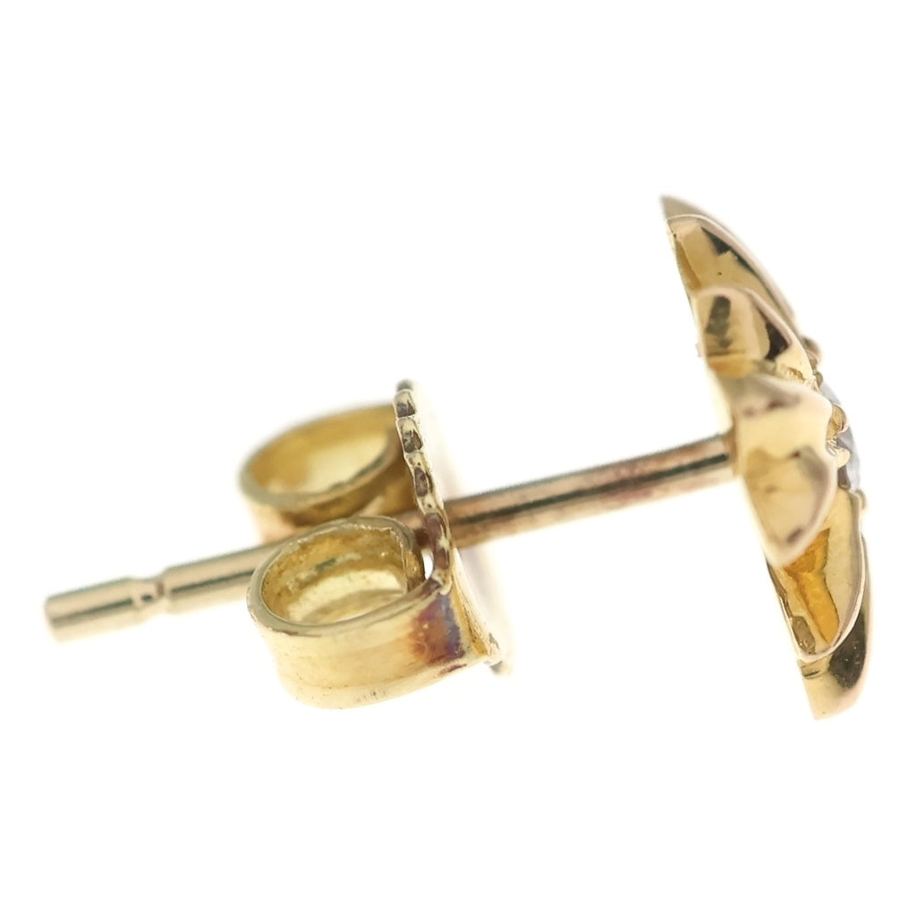 CHROME HEARTS(クロムハーツ) 22K No2 CH PLS DIA 22KCHプラススタッド 1ダイヤ ゴールドピアス
