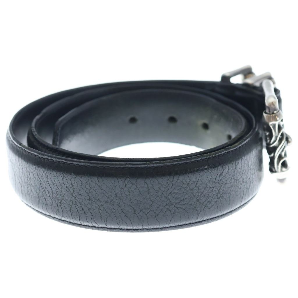 CHROME HEARTS(クロムハーツ) BLT ROLLER 3PC1.5inch 3PCローラーバックル レザーベルト シルバー BCA357