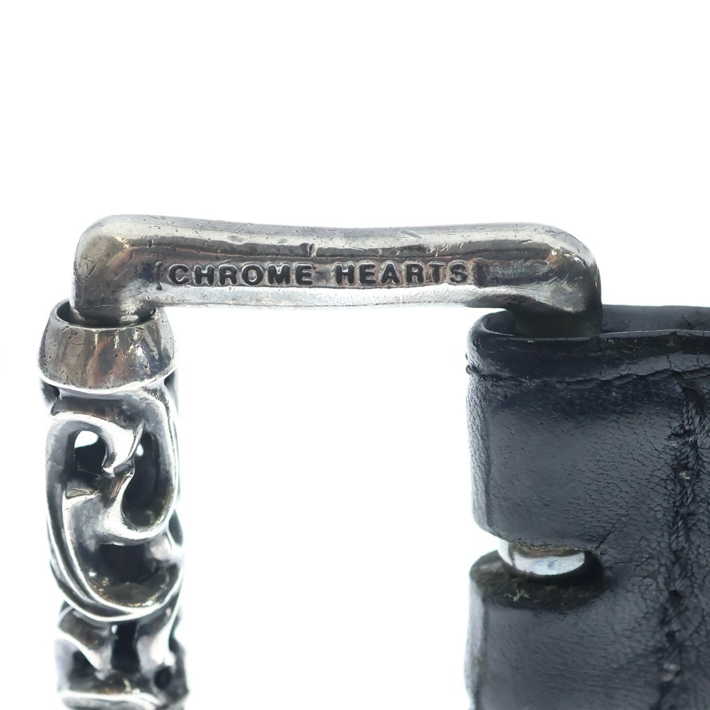 CHROME HEARTS(クロムハーツ) BLT ROLLER 3PC1.5inch 3PCローラーバックル レザーベルト シルバー BCA357