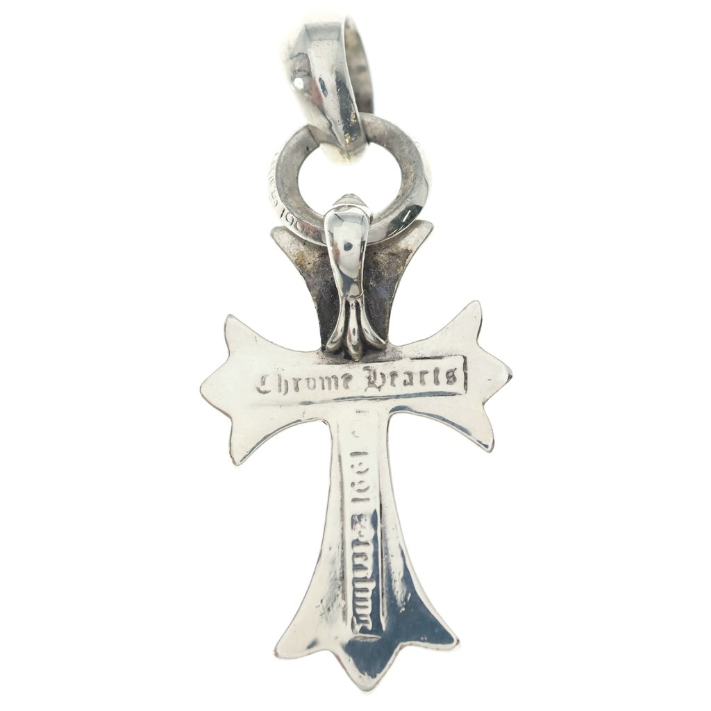 CHROME HEARTS(クロムハーツ) CH CRS SML W BALE スモールCHクロスベイル シルバーネックレストップ(