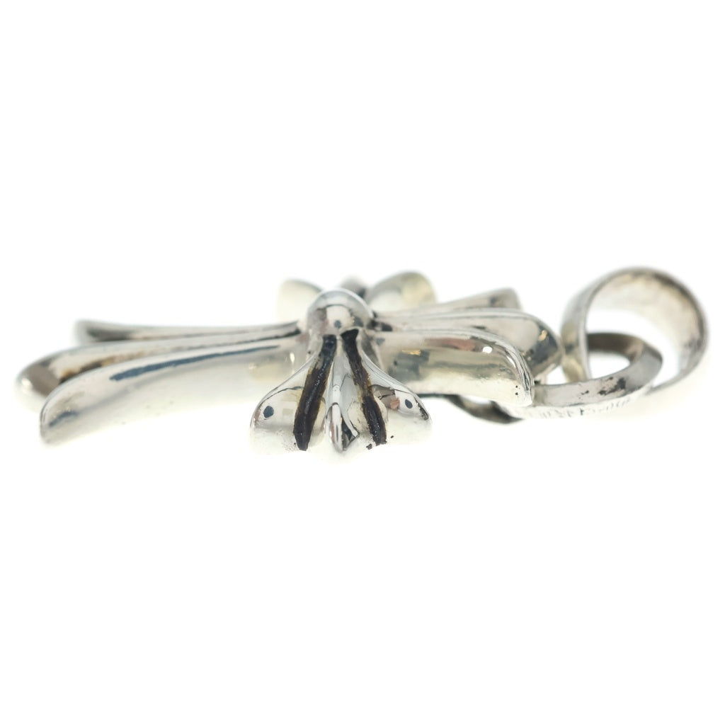 CHROME HEARTS(クロムハーツ) CH CRS SML W BALE スモールCHクロスベイル シルバーネックレストップ(