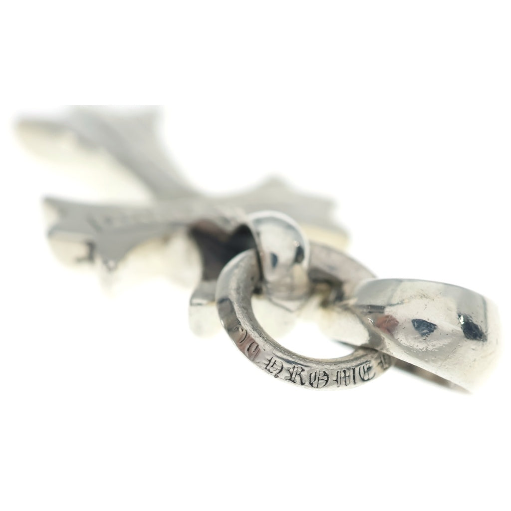 CHROME HEARTS(クロムハーツ) CH CRS SML W BALE スモールCHクロスベイル シルバーネックレストップ(