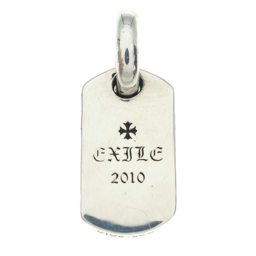 CHROME HEARTS(クロムハーツ) DT TNY L&T タイニーリップアンドタンドッグタグ チャーム シルバーネックレストップ