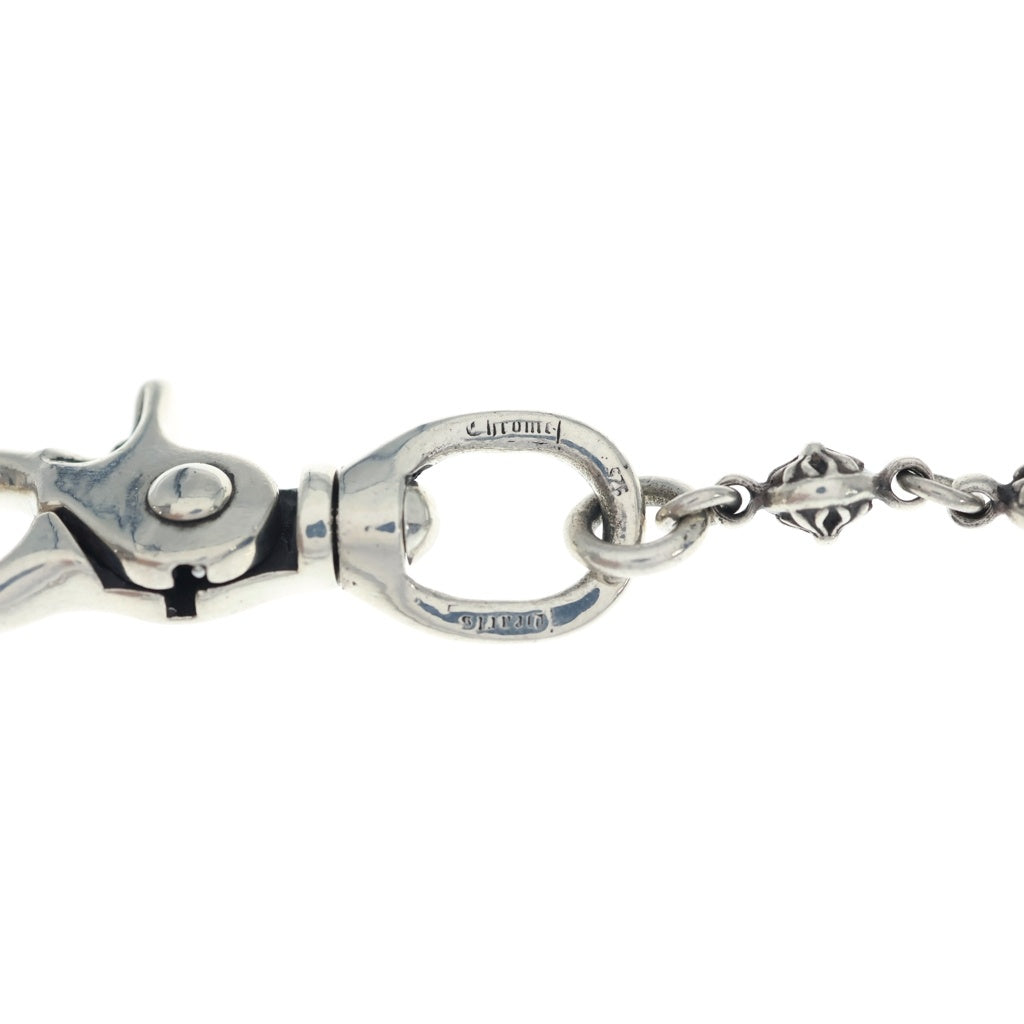 CHROME HEARTS(クロムハーツ) OLD 1BALL LONG-S/1クリップロング#1クロスボール ウォレットチェーン シルバー オールド BCA384