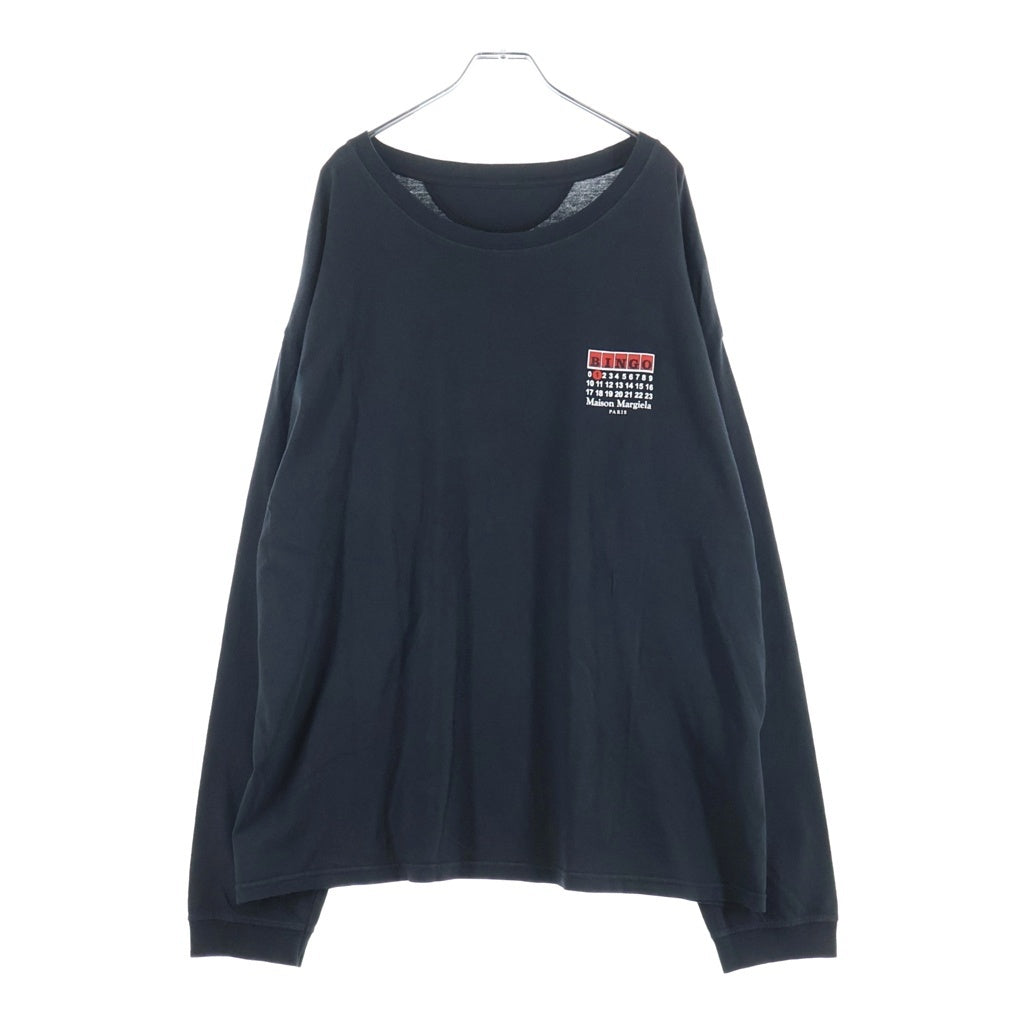 Maison Margiela(メゾンマルジェラ) S51GC0538 S24567 BINGO 長袖カットソー 長袖Tシャツ ブラック