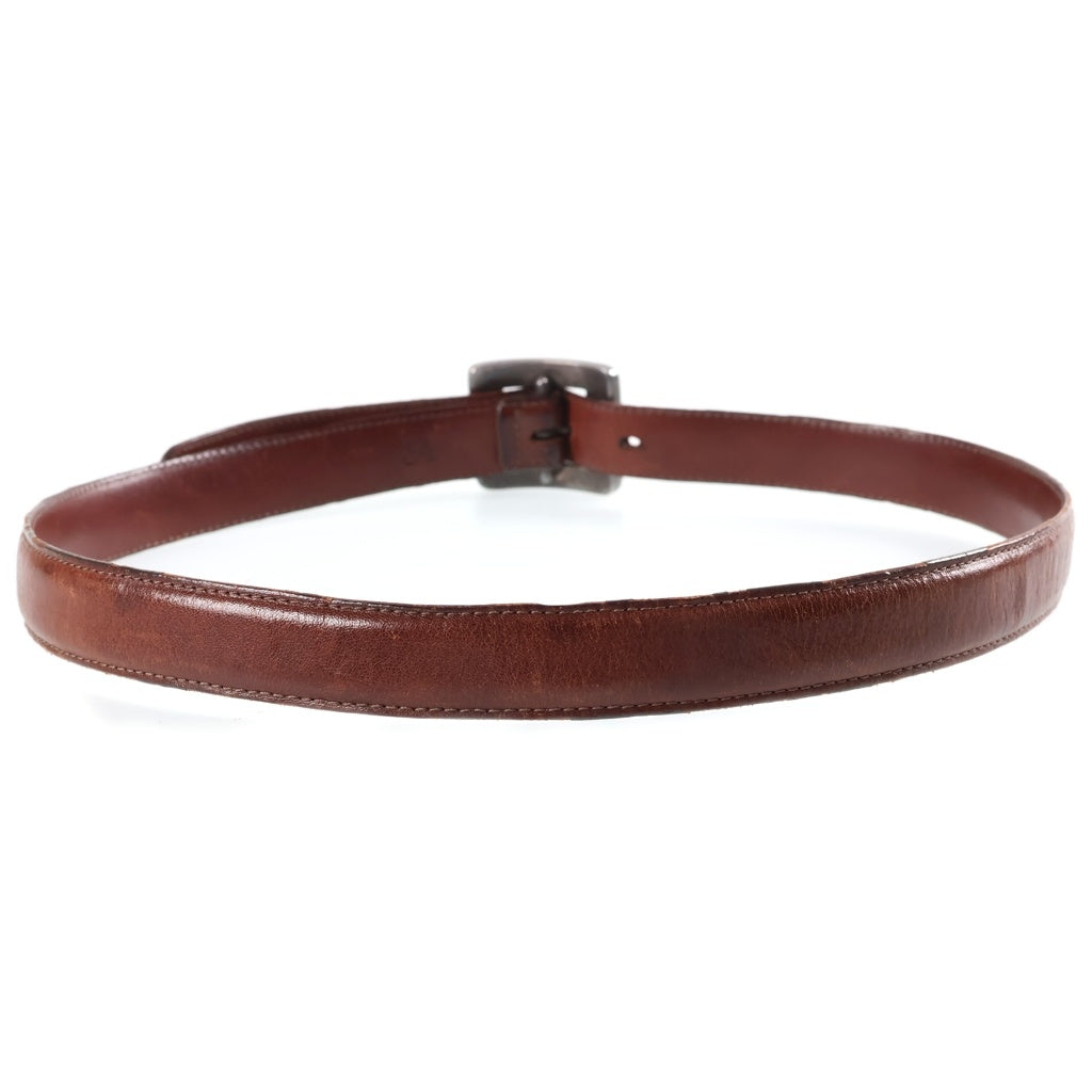 CHROME HEARTS(クロムハーツ) BLT OTJ 1.0 レザーベルト ブラウン/シルバー