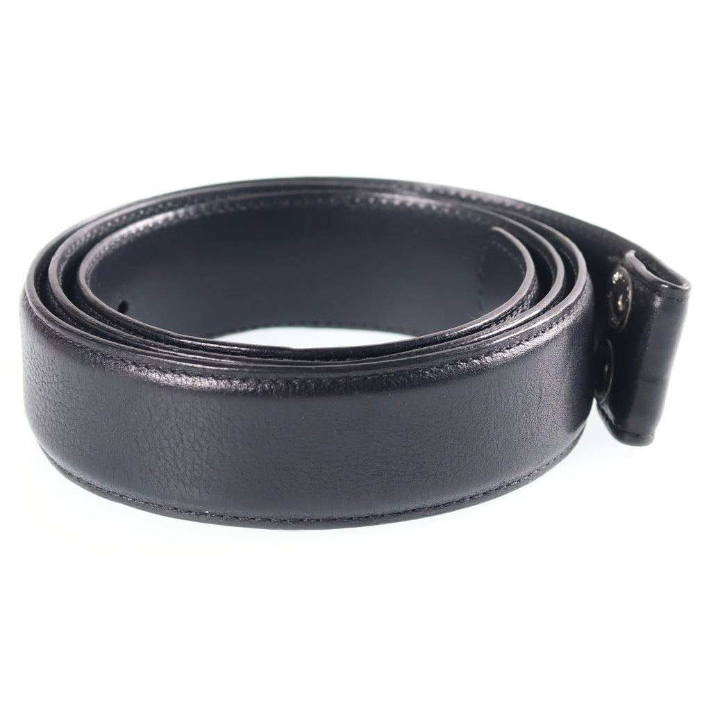 CHROME HEARTS(クロムハーツ) 1.5 STRAP 1.5inchスクロールレーベルリベッツ レザーベルト