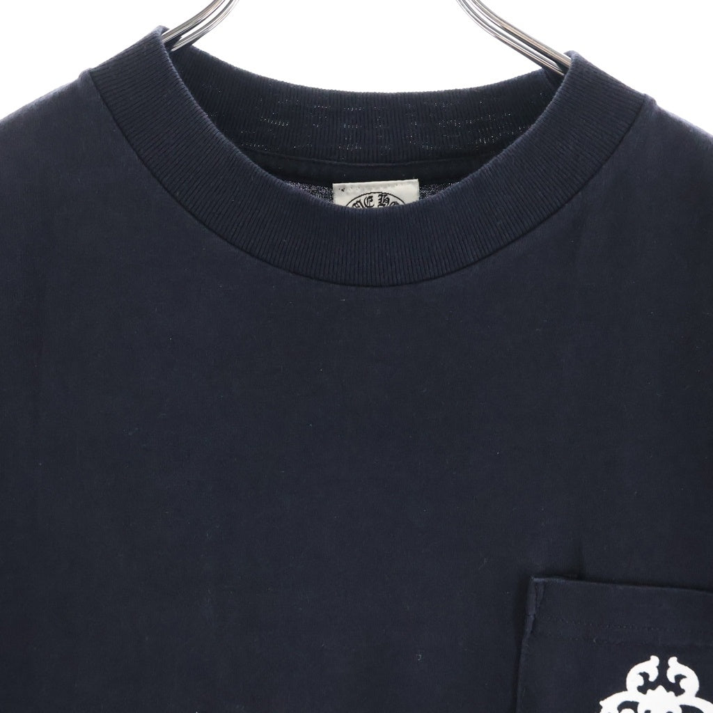 CHROME HEARTS(クロムハーツ) OLD VINE DAGGER LOGO S/S TEE オールド ヴァインダガーロゴプリント半袖Tシャツ カットソー ブラック