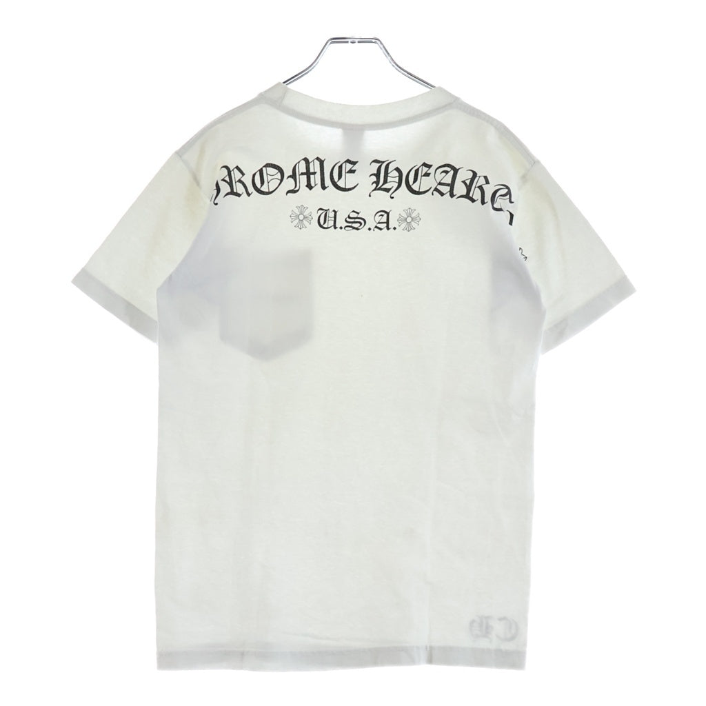 CHROME HEARTS(クロムハーツ) OLD CH S/S オールド バックアーチロゴプリント 半袖Tシャツカットソー