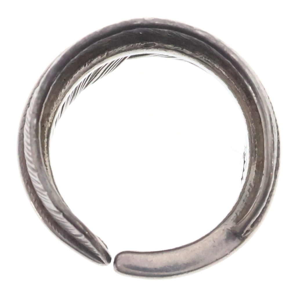 WING ROCK(ウィングロック) FEATHER RING プレーン フェザー リング シルバー