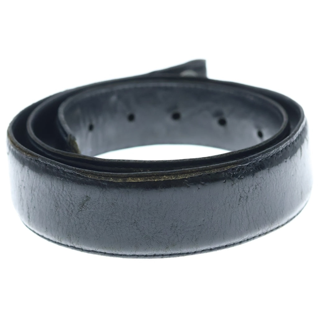 CHROME HEARTS(クロムハーツ) 1.5 STRAP 1.5inchフローラルリベッツ レザーベルト ブラック