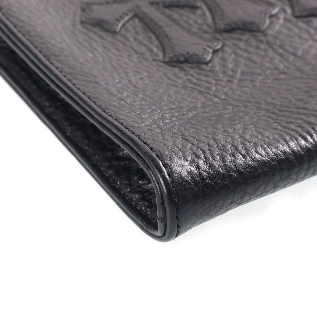CHROME HEARTS(クロムハーツ) SQ PKT 3CEME CRS スクエアポケット 3クロスパッチレザーシショルダーバッグ