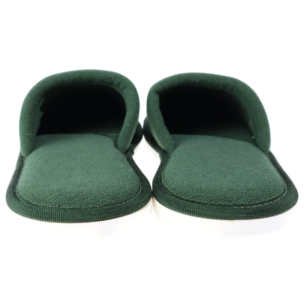 CHROME HEARTS(クロムハーツ) HOTEL SLIPPER ホースシュー刺繍スリッパ ホノルル限定 グリーン