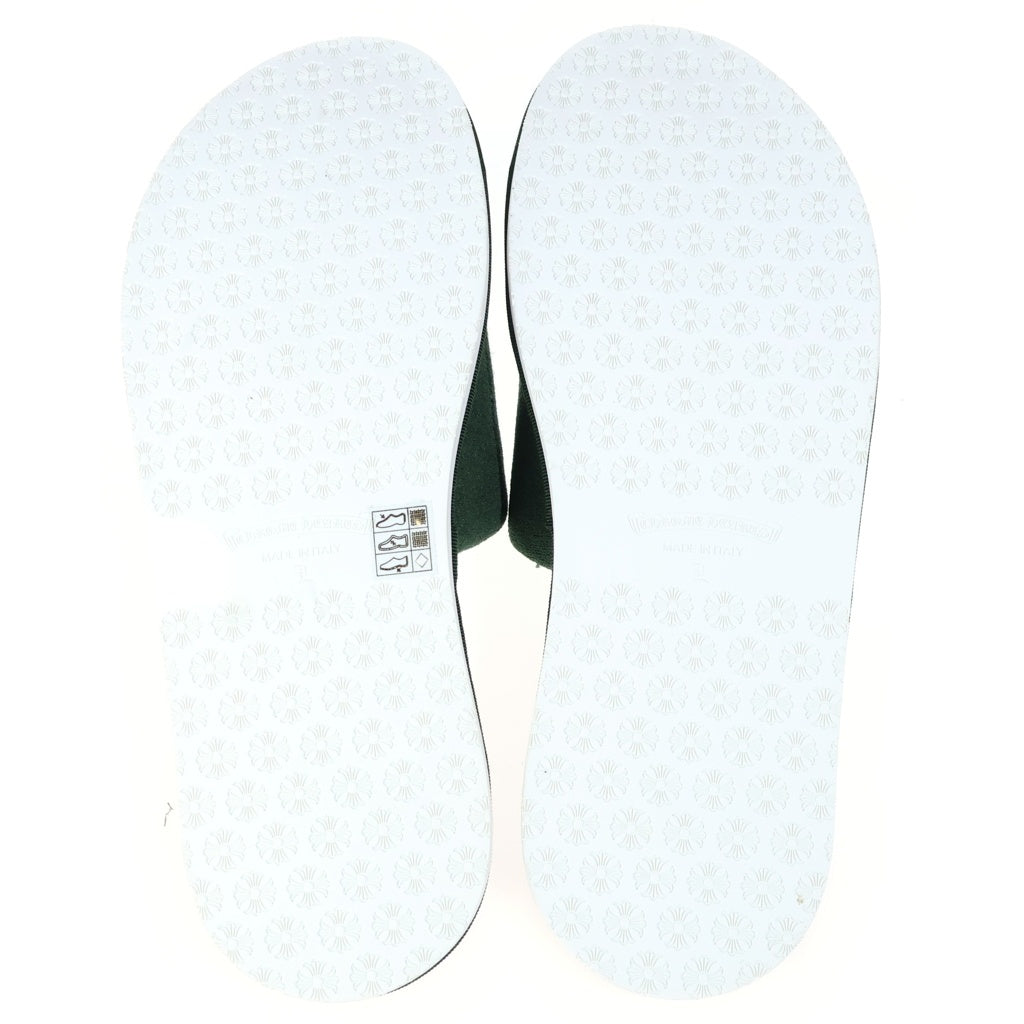 CHROME HEARTS(クロムハーツ) HOTEL SLIPPER ホースシュー刺繍スリッパ ホノルル限定 グリーン