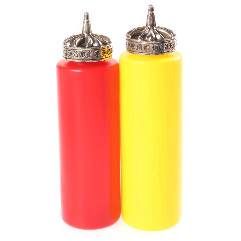 CHROME HEARTS(クロムハーツ) KETCHUP AND MUSTARD DISPENSER CAP SET ケチャップ&マスタード ディスペンサー キャップ セット シルバー