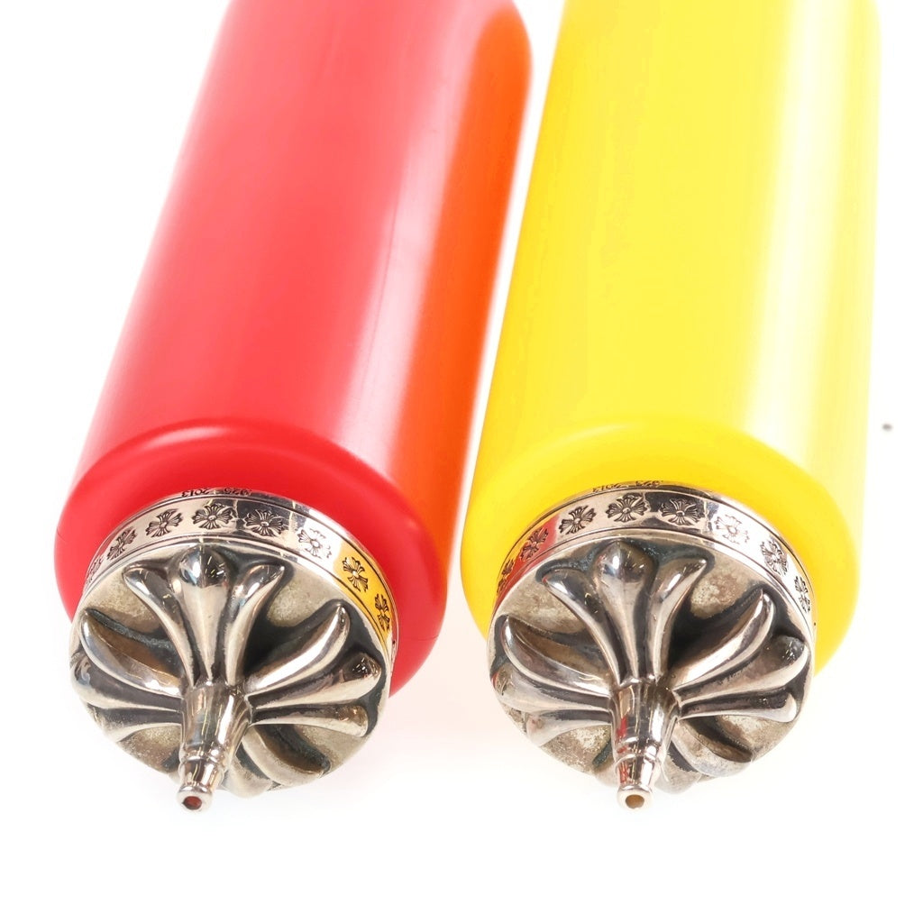 CHROME HEARTS(クロムハーツ) KETCHUP AND MUSTARD DISPENSER CAP SET ケチャップ&マスタード ディスペンサー キャップ セット シルバー