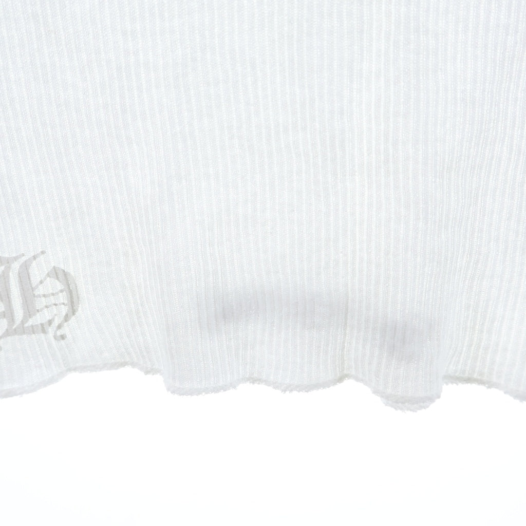 CHROME HEARTS(クロムハーツ) RIB TANK リチャードスタークプリント コットンタンクトップ ホワイト
