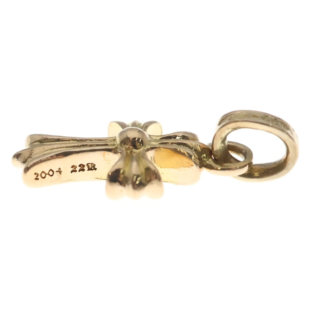 CHROME HEARTS(クロムハーツ) 22K CRS BBYFAT RUBY P ベイビーファット PAVEルビー チャーム ゴールドネックレストップ