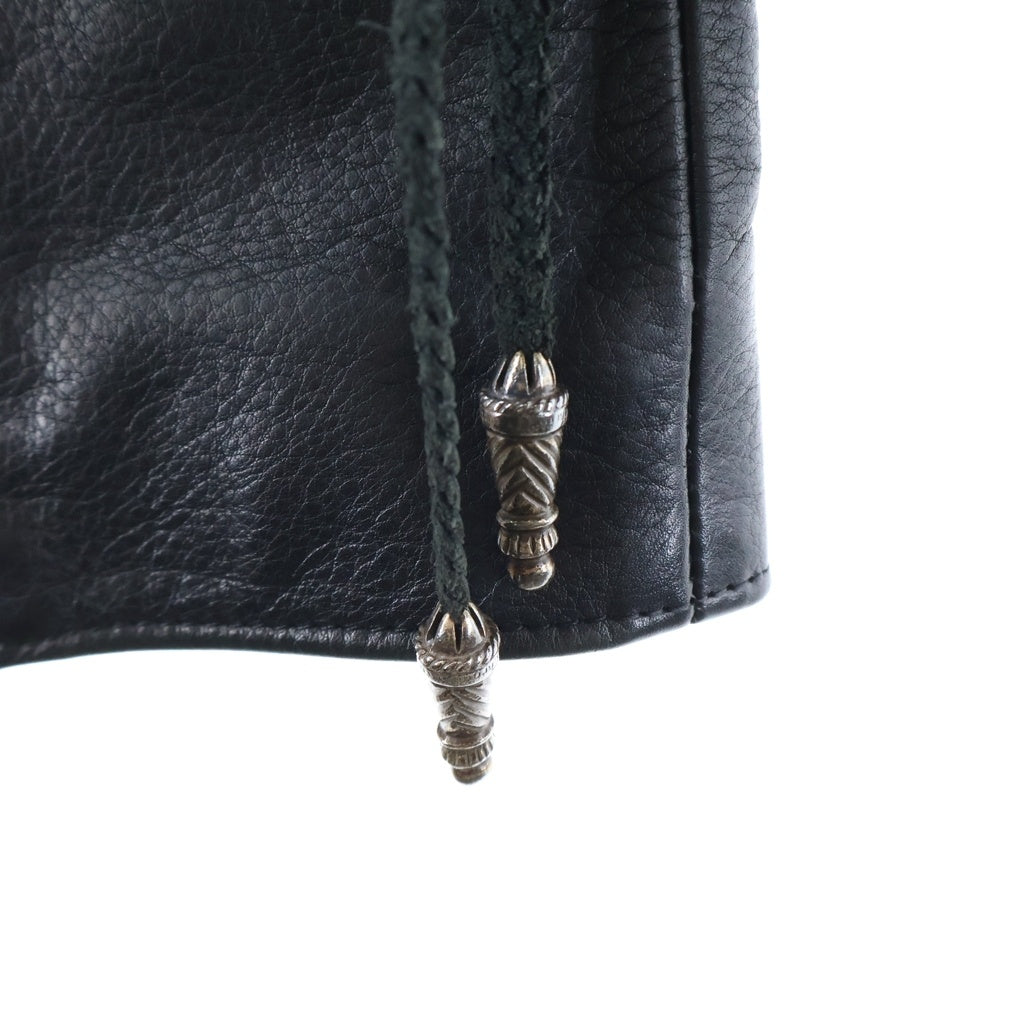 CHROME HEARTS(クロムハーツ) JJ DEAN JJディーン ダガージップライダースレザージャケット ブラック/シルバー