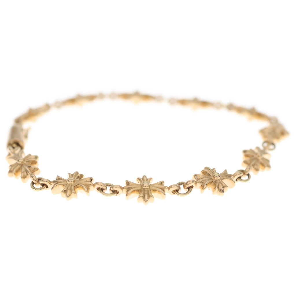 CHROME HEARTS(クロムハーツ) 22K TNY E CH PLS タイニーE CHプラス ブレスレット ゴールド BCA027