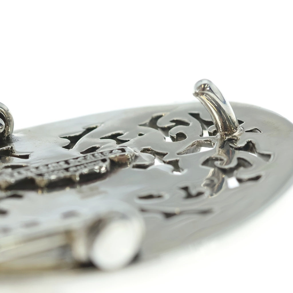 CHROME HEARTS(クロムハーツ) BUCKL OVAL STAR1.5 1.5クラシックオーバルスター シルバーバックル