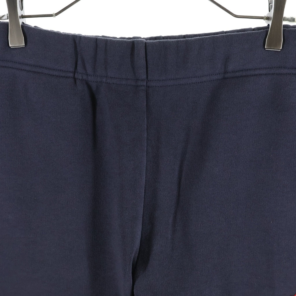 CHROME HEARTS(クロムハーツ) Y NOT GYN U PAPER JAM 3セメタリークロスレザーパッチスウェットロングパンツ ブラック/レッド