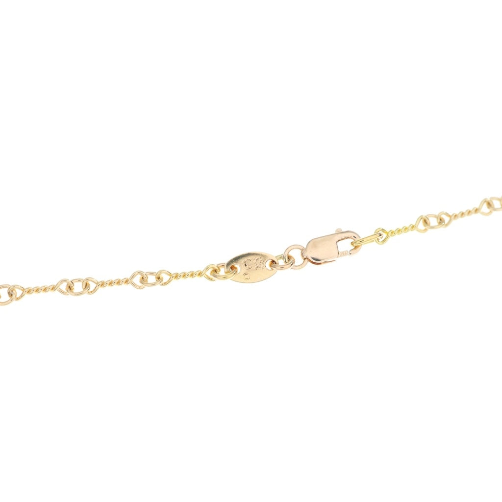 CHROME HEARTS(クロムハーツ) 22K NECKCHAIN T20 ツイストチェーン20inch ゴールドネックレス
