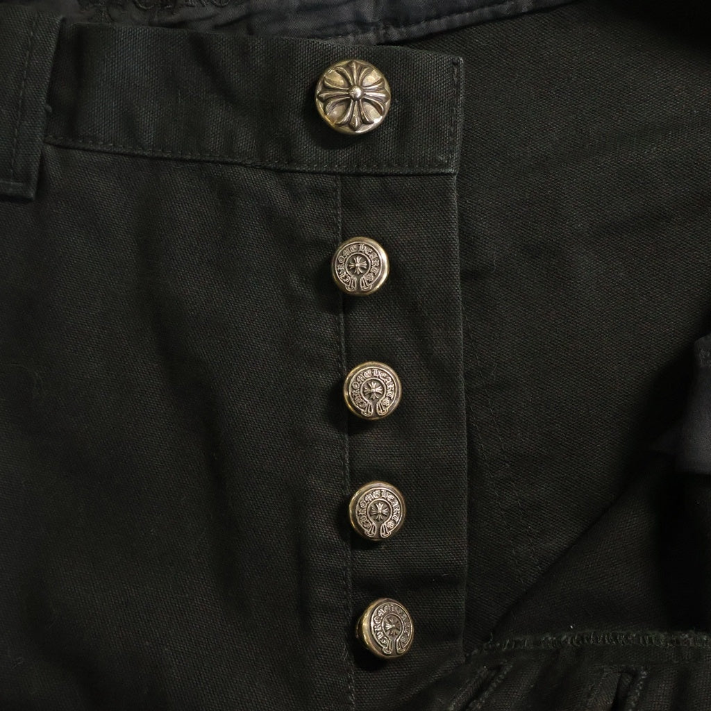 CHROME HEARTS(クロムハーツ) CARPENTER DOUBLE KNEE カーペンターロングパンツ ブラック
