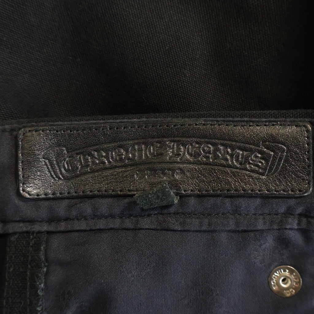 CHROME HEARTS(クロムハーツ) CARPENTER DOUBLE KNEE カーペンターロングパンツ ブラック