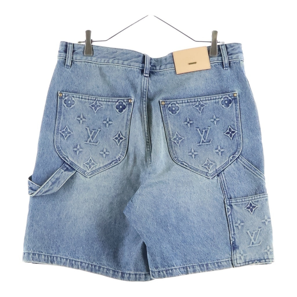 LOUIS VUITTON(ルイヴィトン) 23AW Denim Carpenter Shorts Embossed モノグラムカーペンターデニムショートパンツ ブルー RM232Q Y38 HPD47W