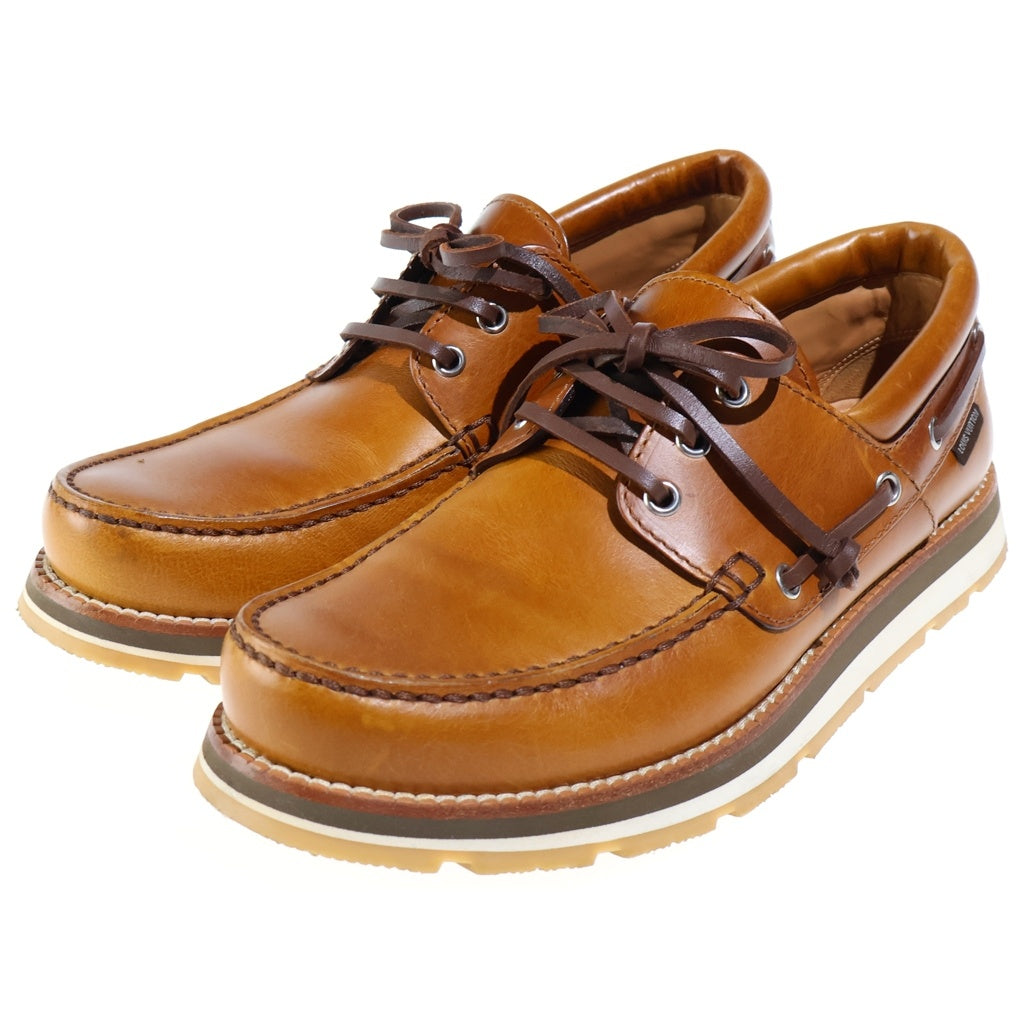 LOUIS VUITTON(ルイヴィトン) モカシンロゴ レザーデッキシューズ ブラウン FA0183