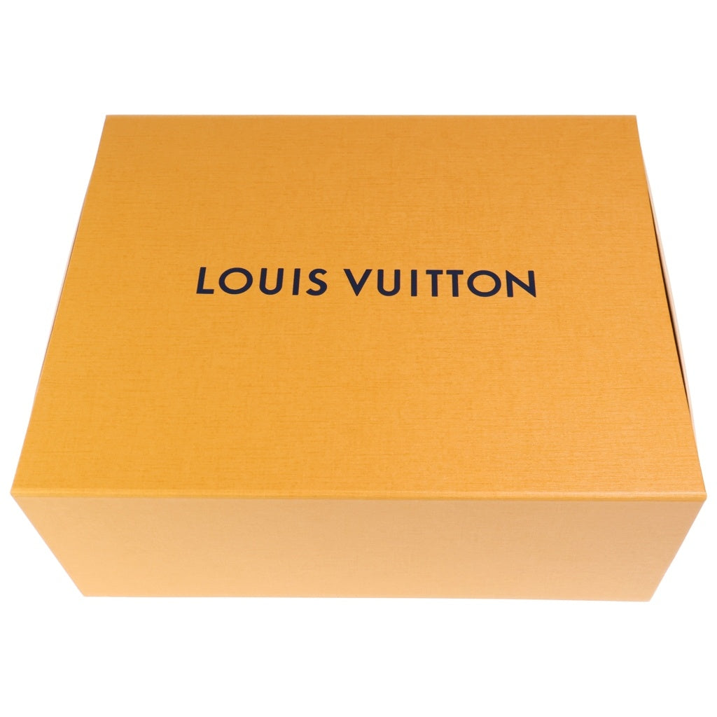 LOUIS VUITTON(ルイヴィトン) モカシンロゴ レザーデッキシューズ ブラウン FA0183