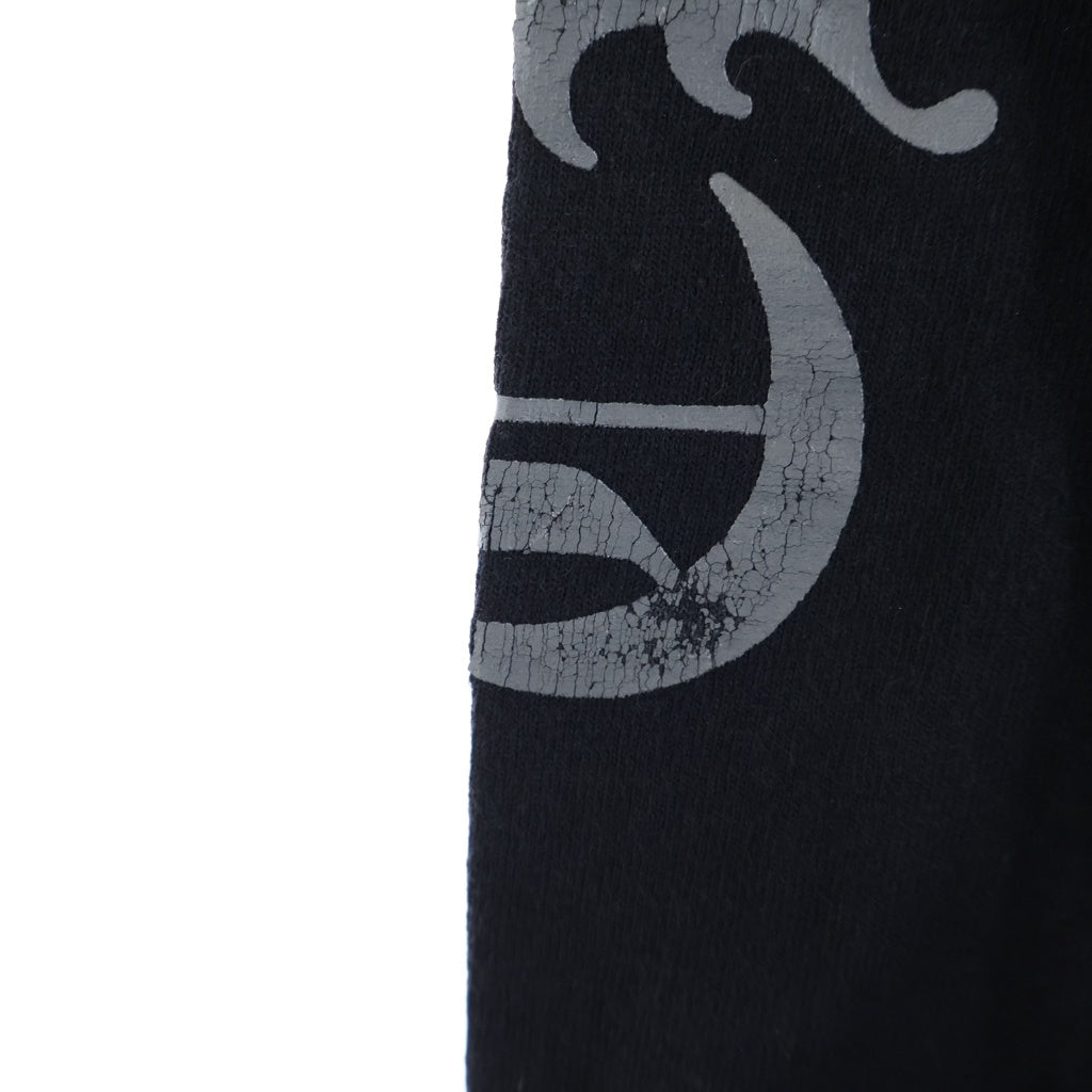 CHROME HEARTS(クロムハーツ) OLD CH SCROLL LOGO L/S TEE スクロールロゴ アームプリント 長袖Tシャツ ブラック