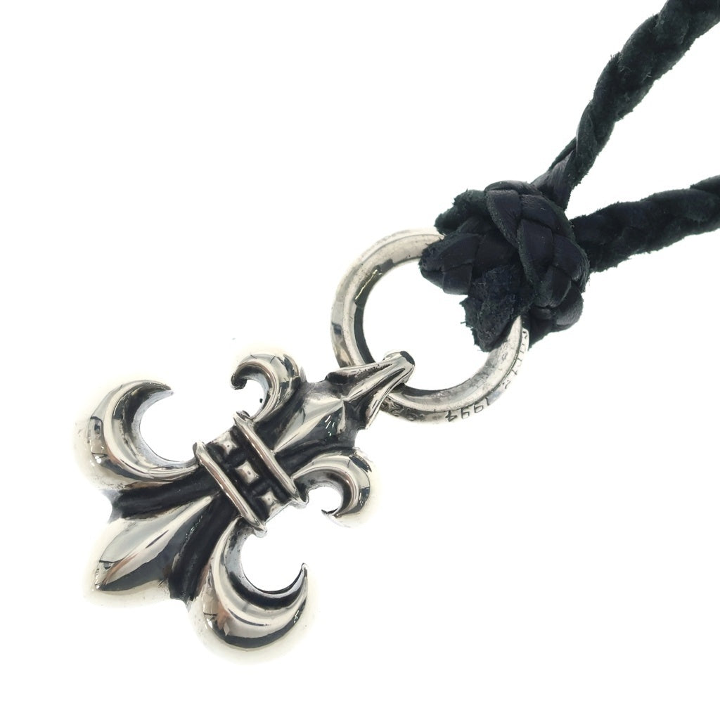 CHROME HEARTS(クロムハーツ) OLD BS FLUER BSフレア ペンダントトップ レザーブレイド シルバー/ブラック