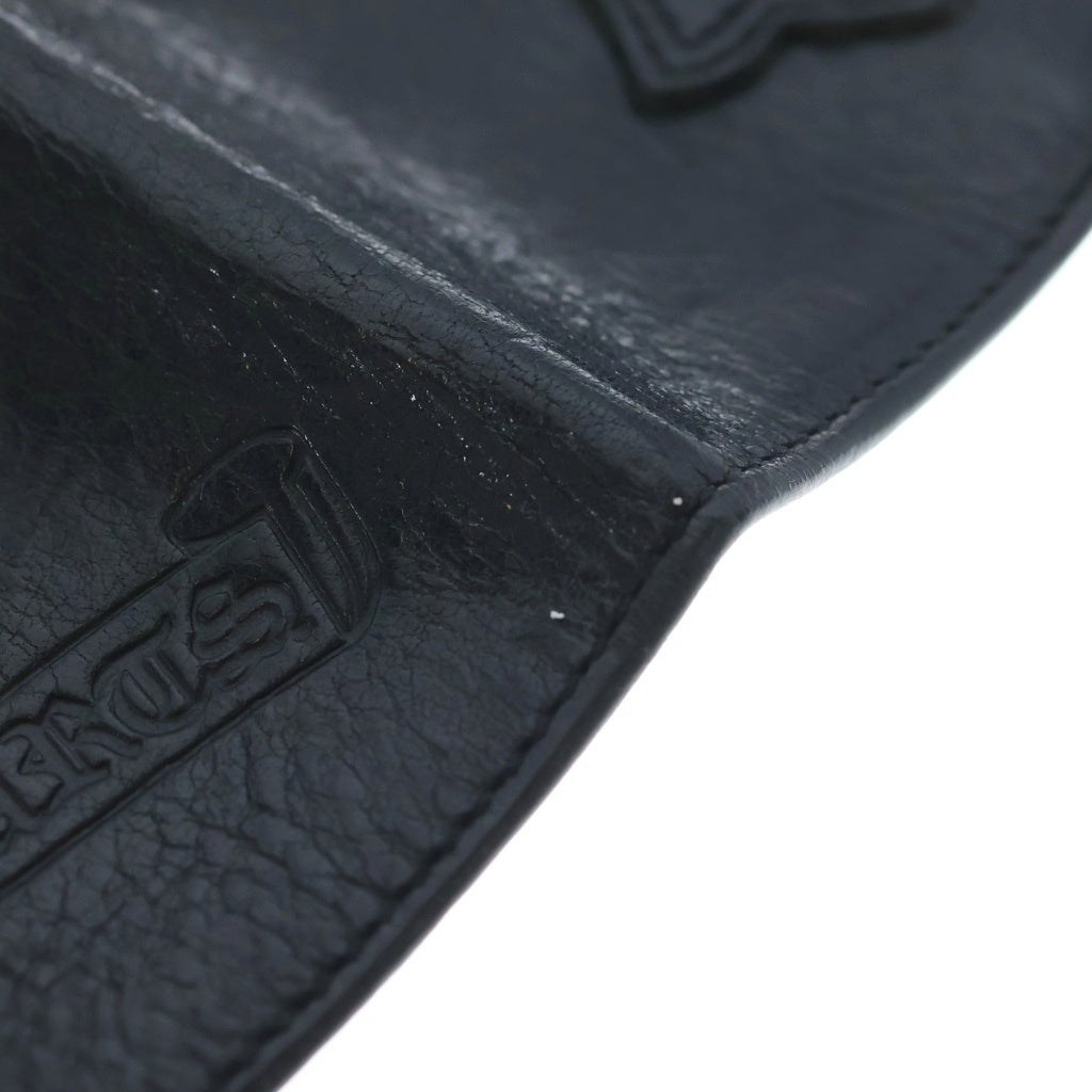CHROME HEARTS(クロムハーツ) PASSPORT COVER パスポート クロスパッチ付きパスポートケース ブラック